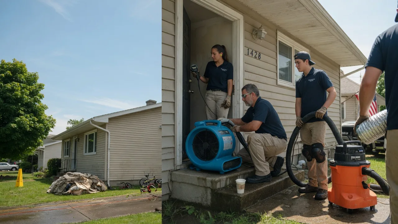 Water Damage Restoration in Three Bridges, NJ near me